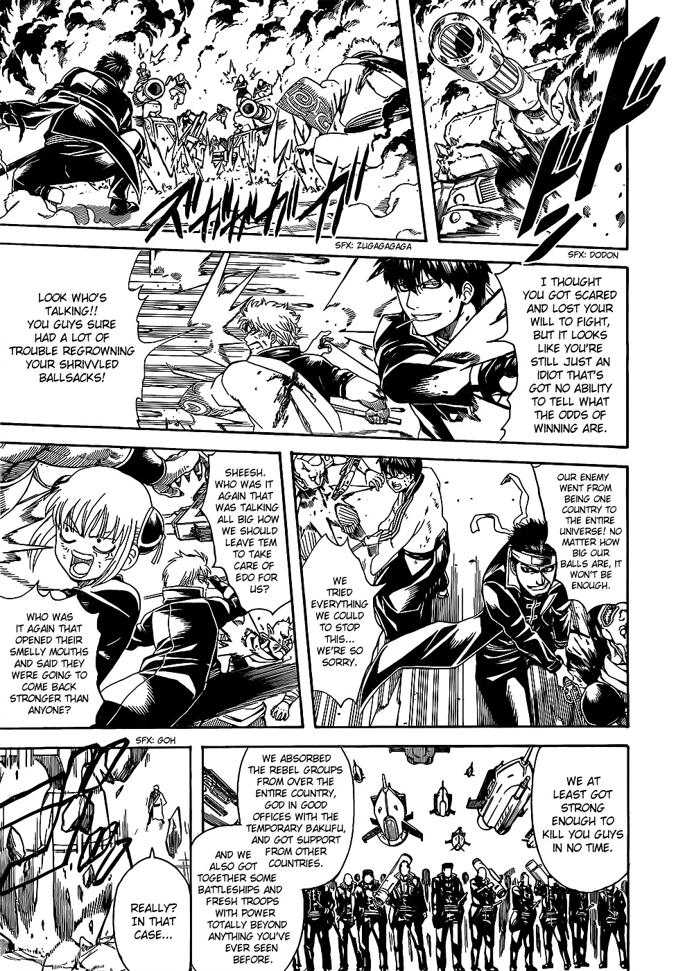 Gintama Chapter 606 page 13 - Chapter 606 : People that Lecture Others About Not Smoking Can't Give it up Themse...