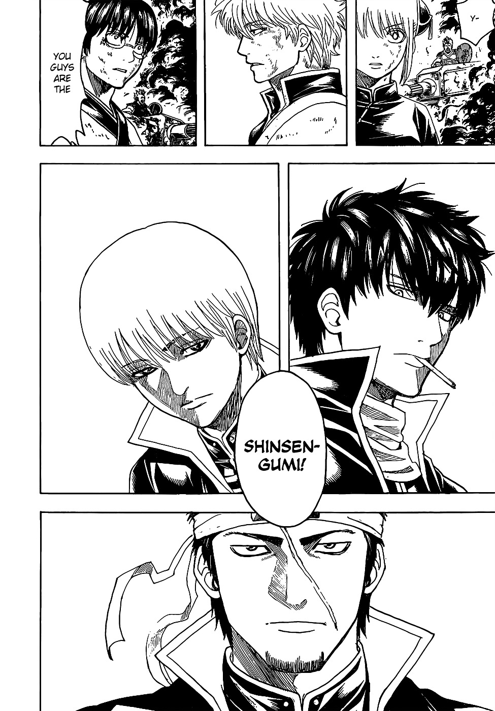 Gintama Chapter 606 page 4 - Chapter 606 : People that Lecture Others About Not Smoking Can't Give it up Themse...