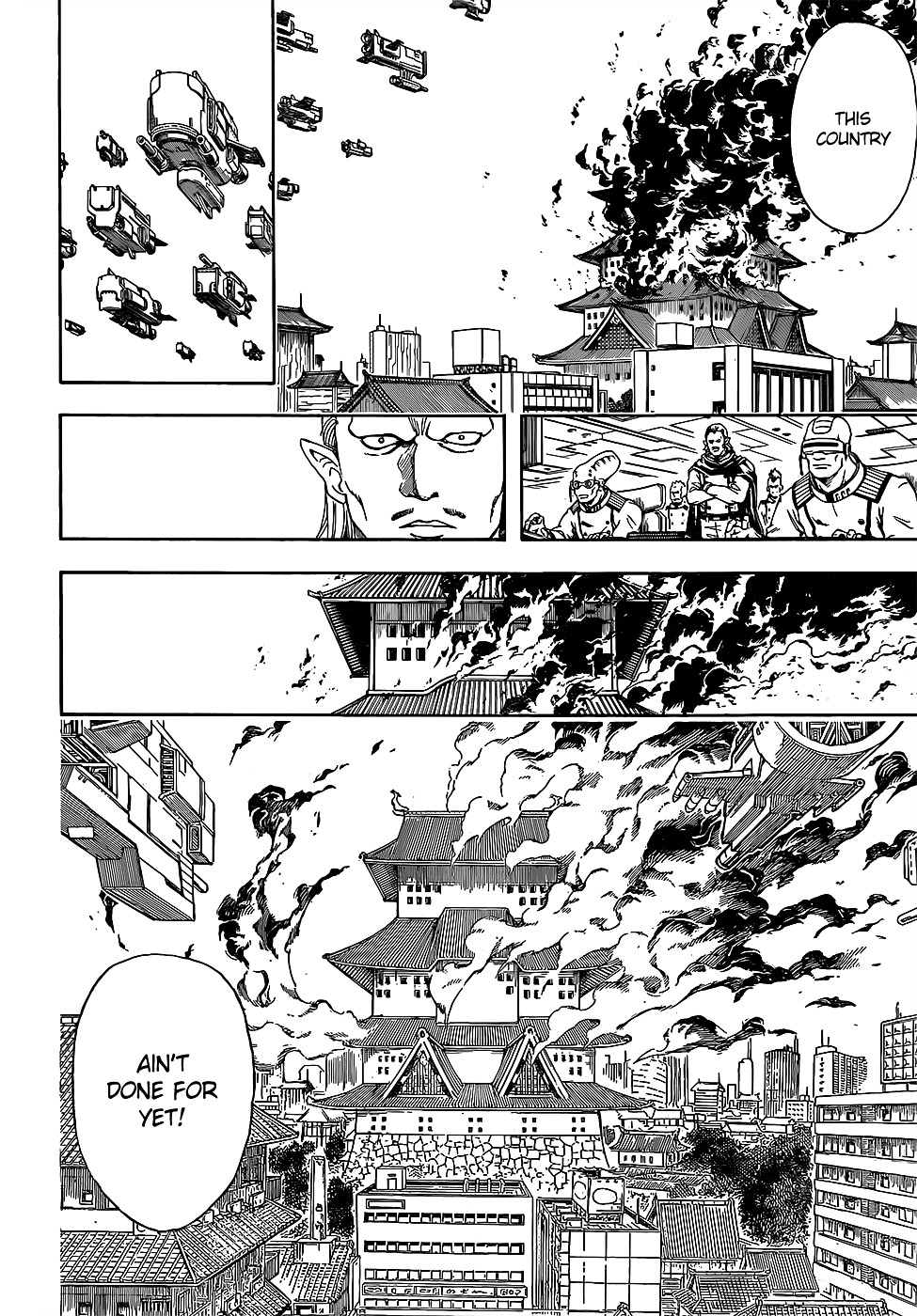 Gintama Chapter 606 page 8 - Chapter 606 : People that Lecture Others About Not Smoking Can't Give it up Themse...