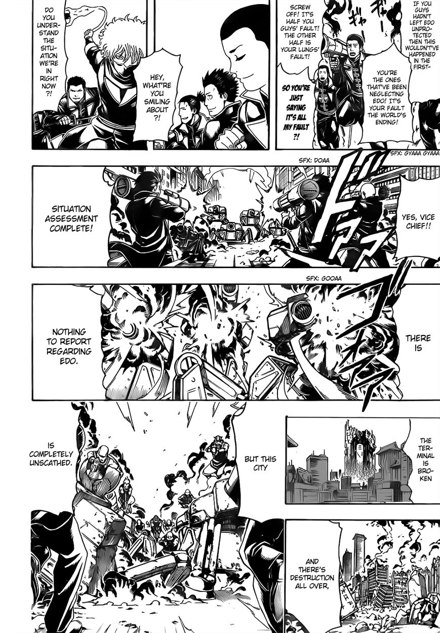 Gintama Chapter 607 page 8 - Chapter 607 : The T in T-Shirt is the T in Tamashii (Soul)