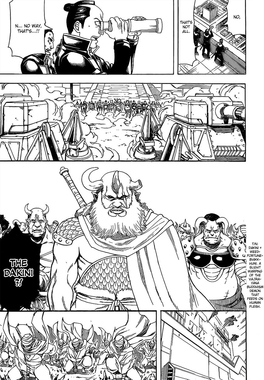 Gintama Chapter 608 page 14 - Chapter 608 : Jump Comes Out on Monday, Magazine and Sunday Come Out on Wednesday