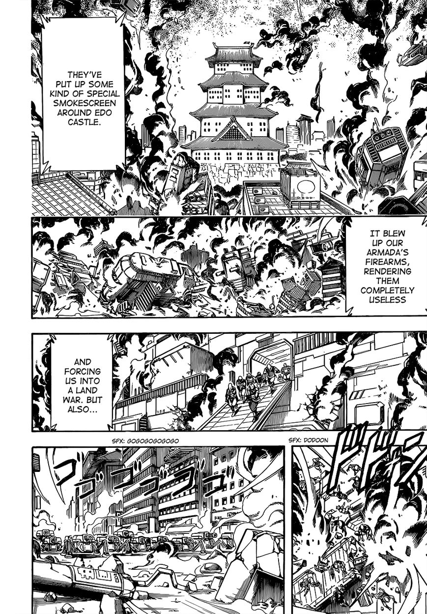 Gintama Chapter 608 page 2 - Chapter 608 : Jump Comes Out on Monday, Magazine and Sunday Come Out on Wednesday