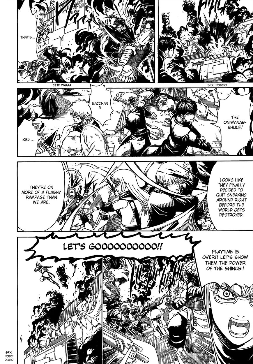 Gintama Chapter 608 page 5 - Chapter 608 : Jump Comes Out on Monday, Magazine and Sunday Come Out on Wednesday