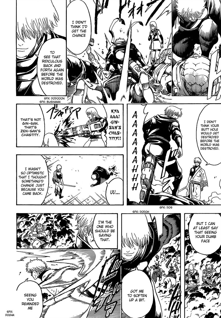 Gintama Chapter 608 page 7 - Chapter 608 : Jump Comes Out on Monday, Magazine and Sunday Come Out on Wednesday