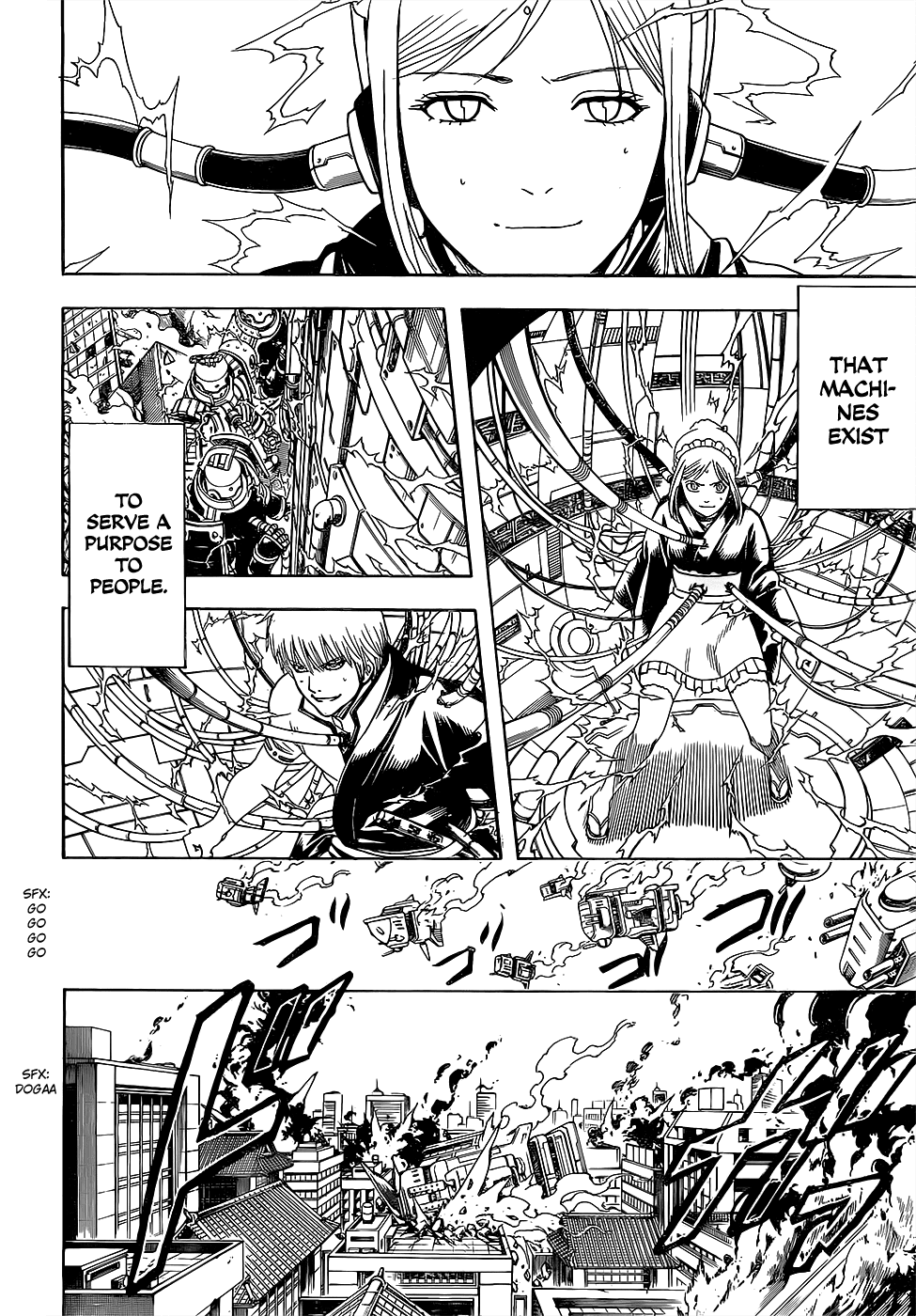 Gintama Chapter 610.2 page 10 - Chapter 610 v2 : A Machine That's Learned to be Useless is Called a Piece of Junk (Or...