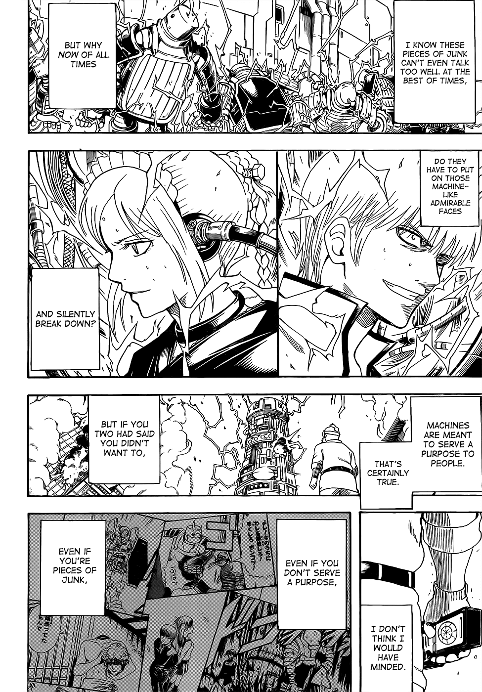 Gintama Chapter 610.2 page 12 - Chapter 610 v2 : A Machine That's Learned to be Useless is Called a Piece of Junk (Or...