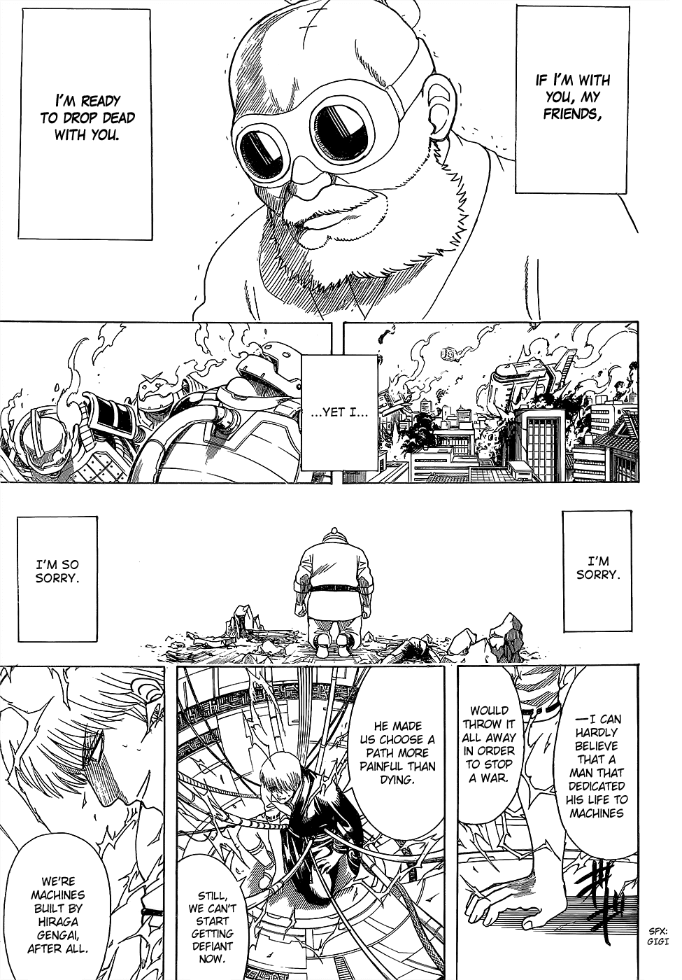 Gintama Chapter 610.2 page 13 - Chapter 610 v2 : A Machine That's Learned to be Useless is Called a Piece of Junk (Or...