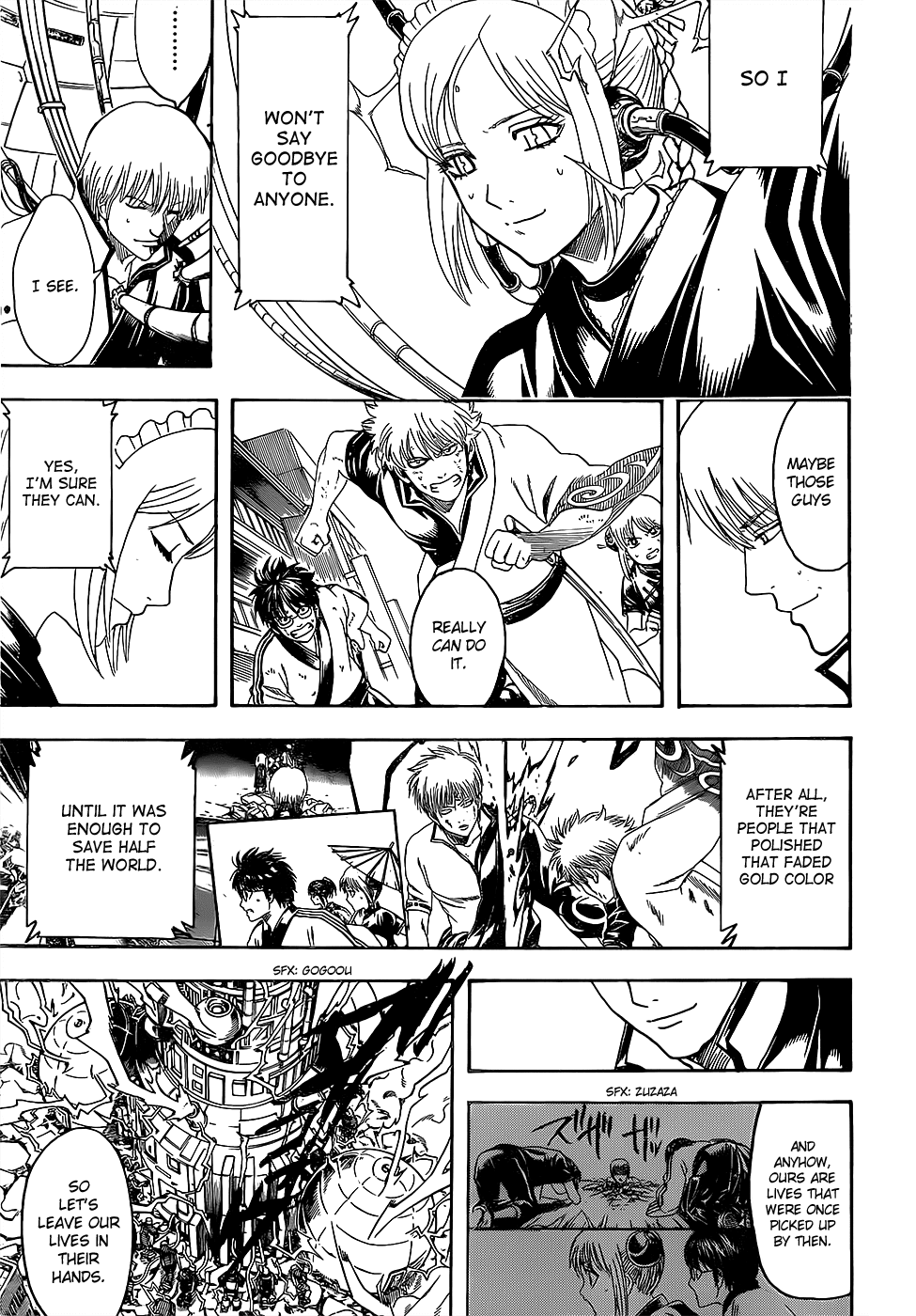 Gintama Chapter 610.2 page 15 - Chapter 610 v2 : A Machine That's Learned to be Useless is Called a Piece of Junk (Or...