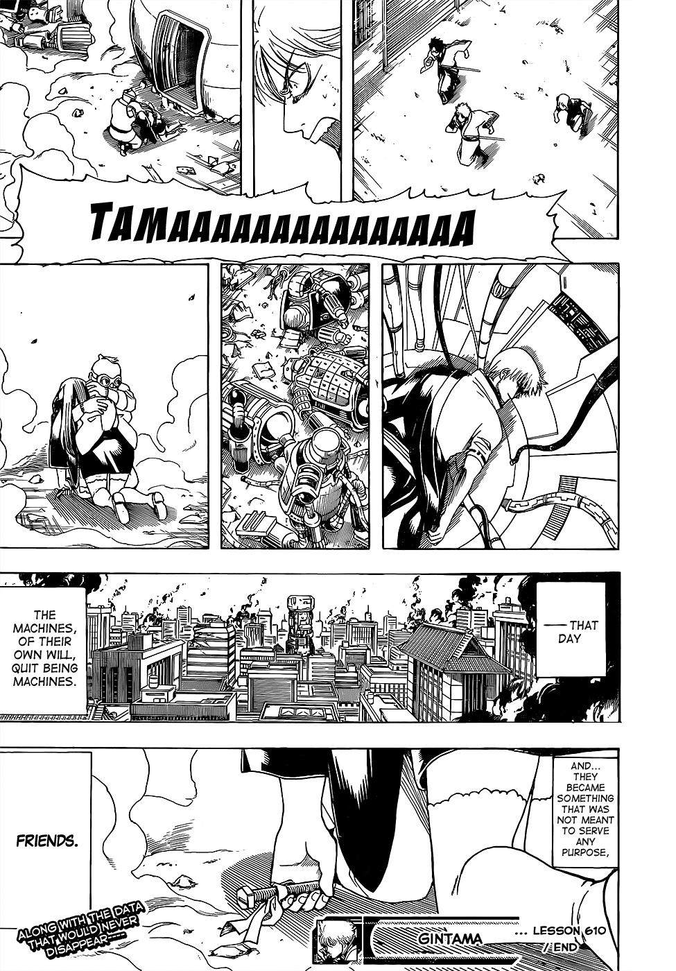 Gintama Chapter 610.2 page 19 - Chapter 610 v2 : A Machine That's Learned to be Useless is Called a Piece of Junk (Or...