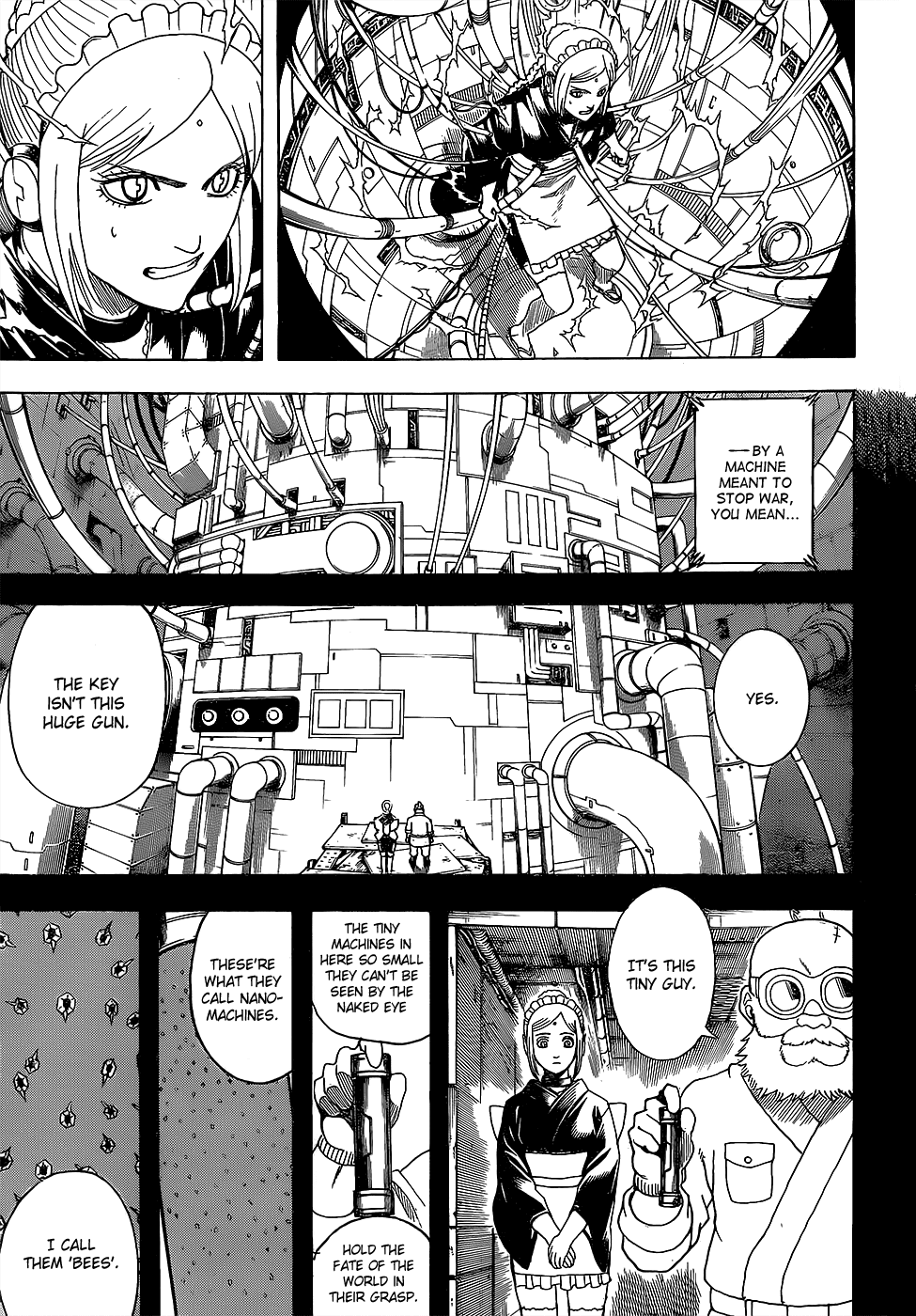 Gintama Chapter 610.2 page 5 - Chapter 610 v2 : A Machine That's Learned to be Useless is Called a Piece of Junk (Or...