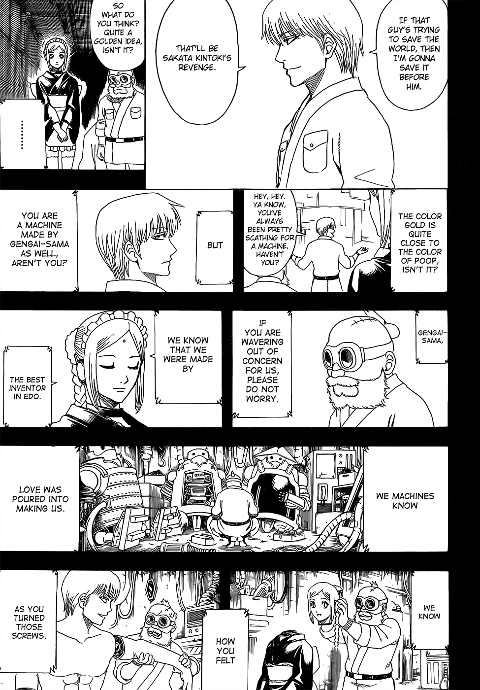Gintama Chapter 610.2 page 9 - Chapter 610 v2 : A Machine That's Learned to be Useless is Called a Piece of Junk (Or...