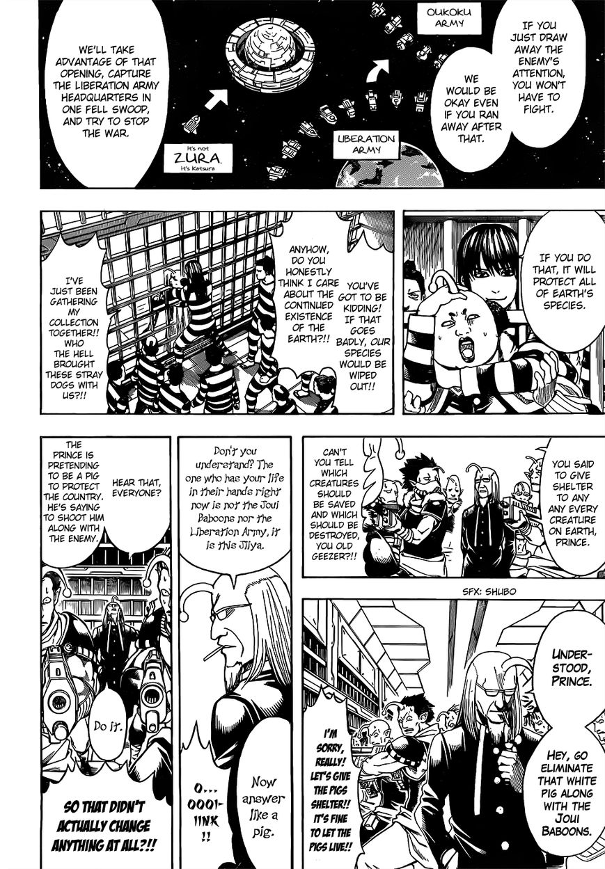 Gintama Chapter 613 page 10 - Chapter 613 : Men Must Live Not Long or Thick, but Hard