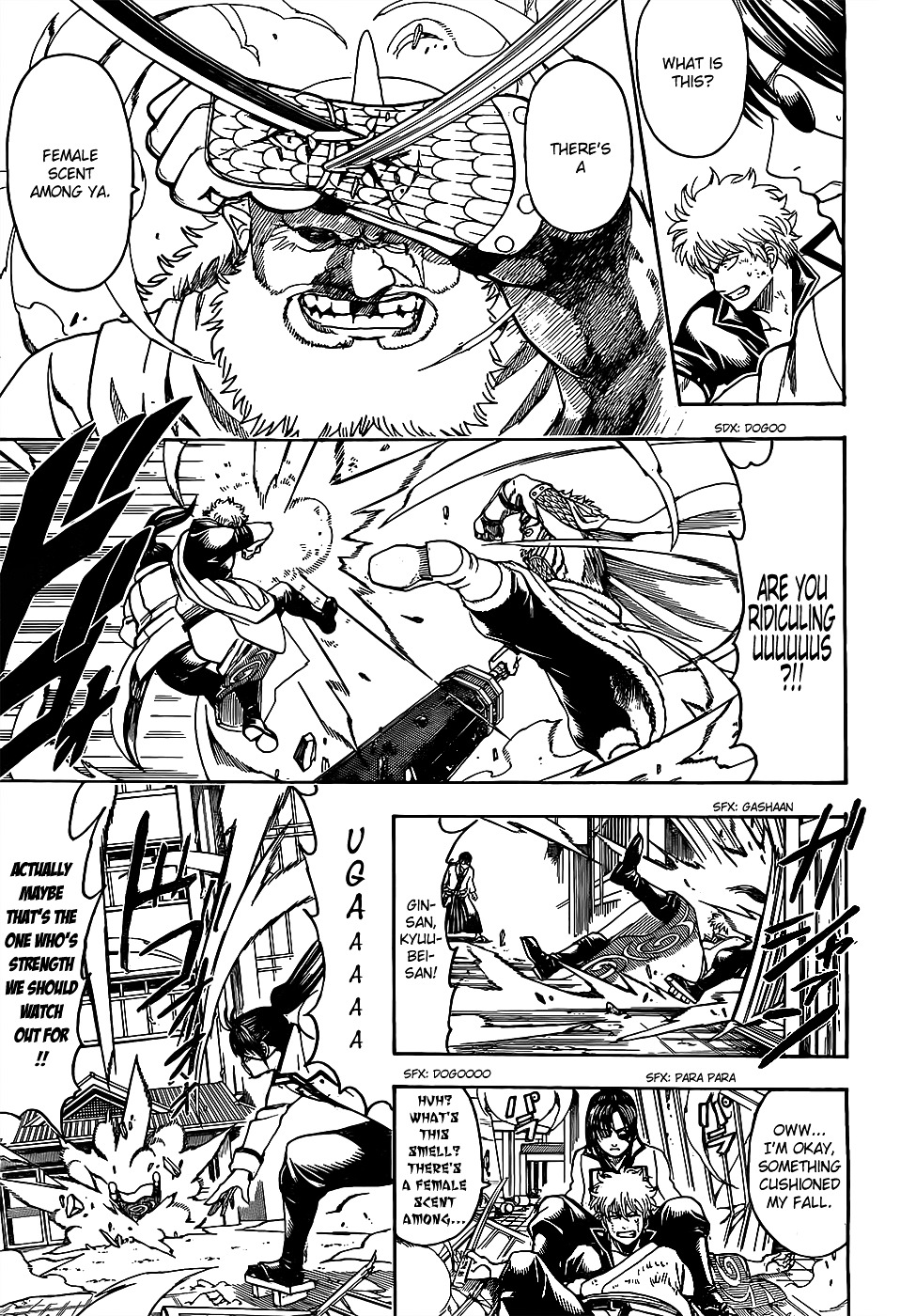 Gintama Chapter 618 page 9 - Chapter 618 : Logs can be Weapons, Houses, or even a Mode of Transport; They're Pr...