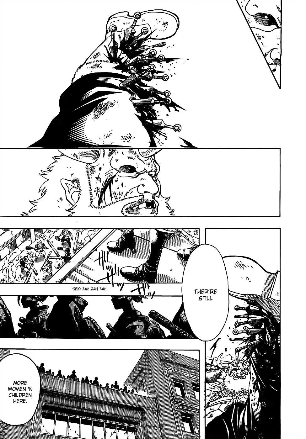 Gintama Chapter 619.2 page 13 - Chapter 619 v2 : When You're Playing Tag, the Faster the Person Who's It is, the More...