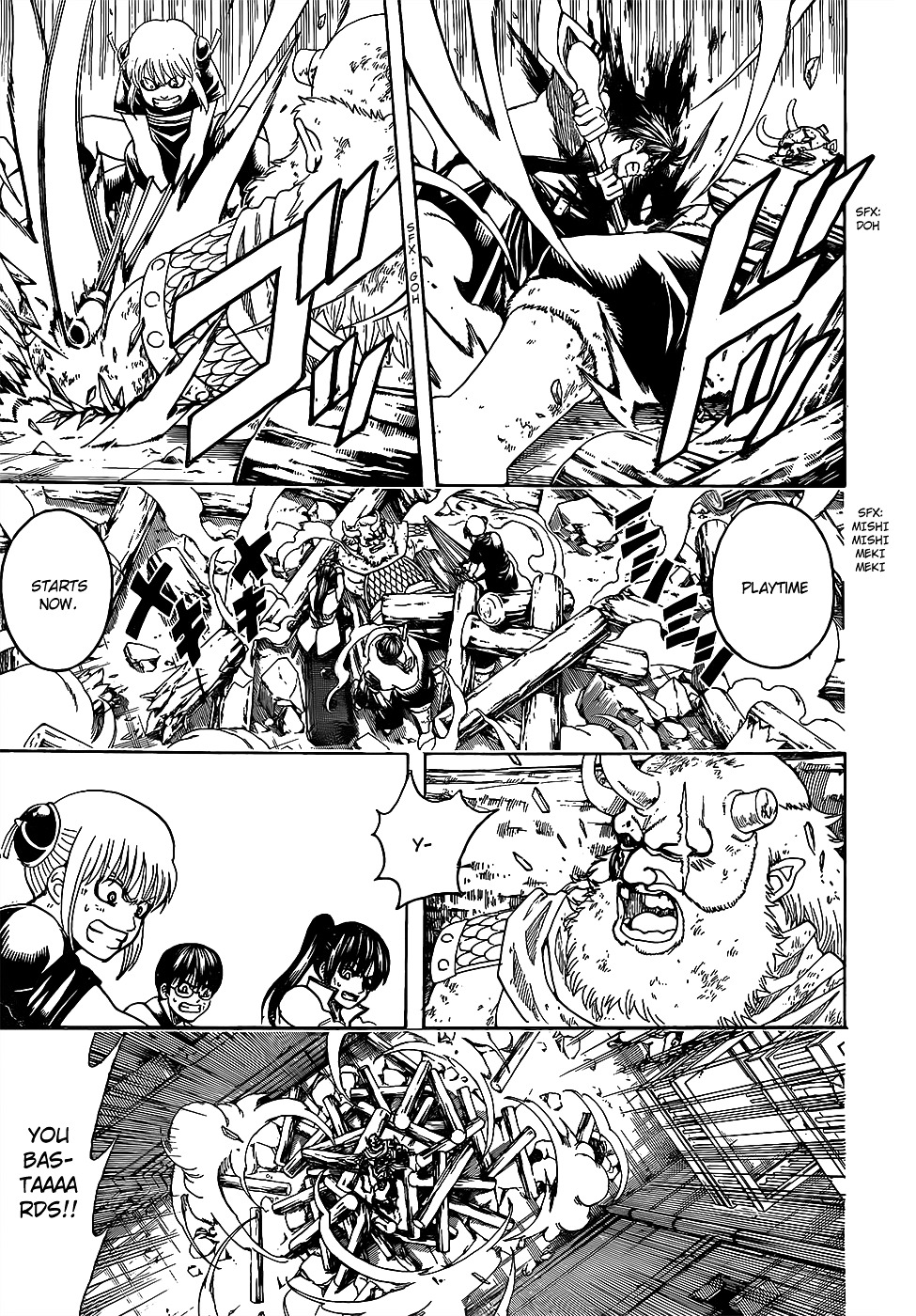 Gintama Chapter 619.2 page 9 - Chapter 619 v2 : When You're Playing Tag, the Faster the Person Who's It is, the More...