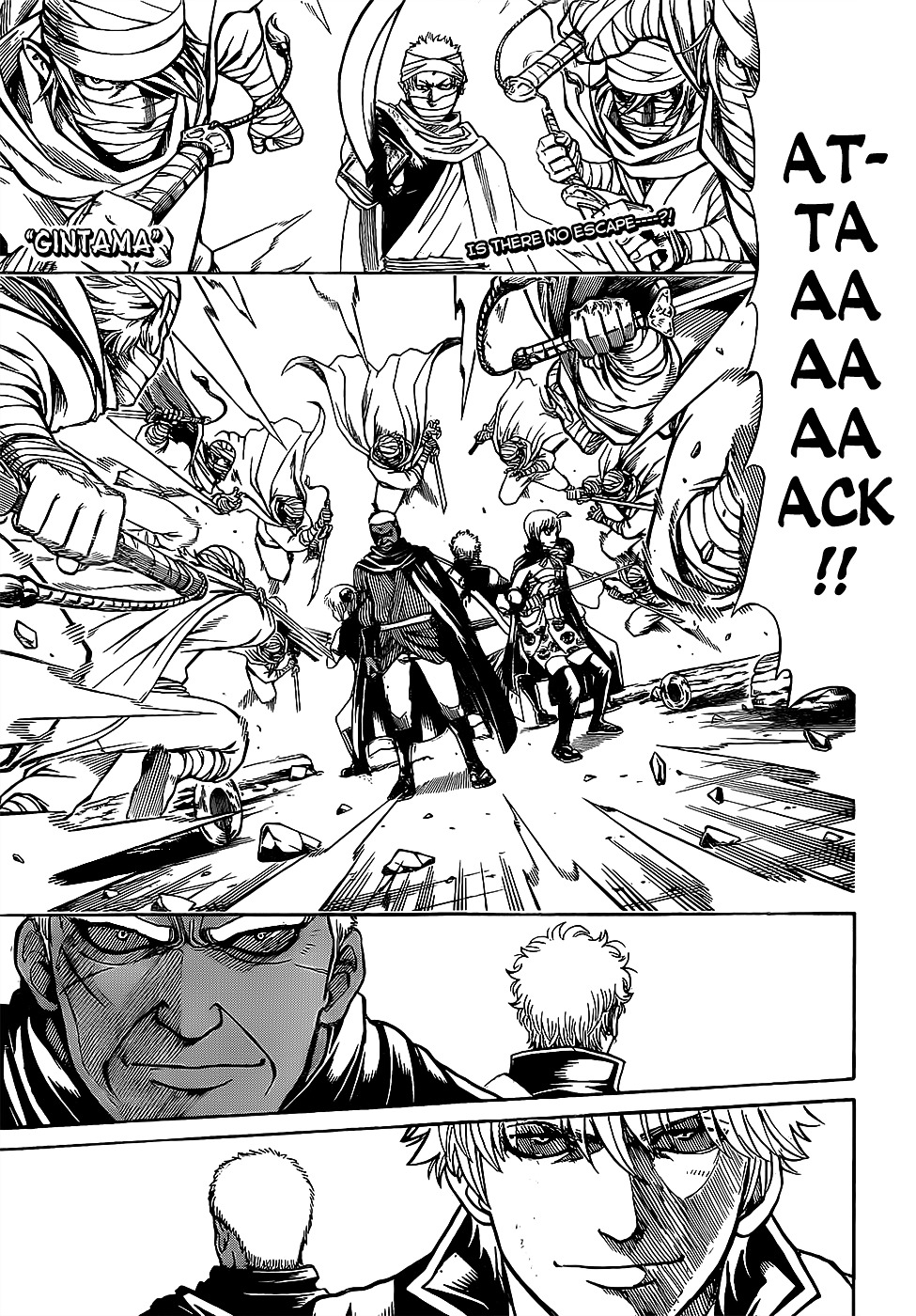 Gintama Chapter 623.2 page 1 - Chapter 623 v2 : When You Tell Old Stories of Your Heroic Exploits, it Makes People D...