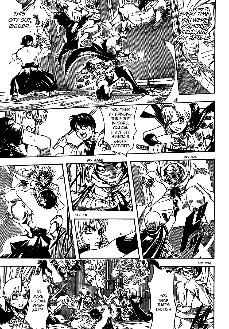 Gintama Chapter 623.2 page 15 - Chapter 623 v2 : When You Tell Old Stories of Your Heroic Exploits, it Makes People D...