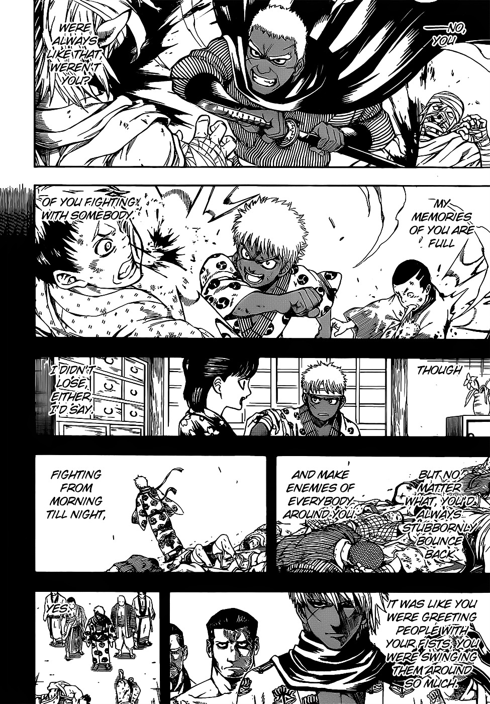 Gintama Chapter 623.2 page 4 - Chapter 623 v2 : When You Tell Old Stories of Your Heroic Exploits, it Makes People D...