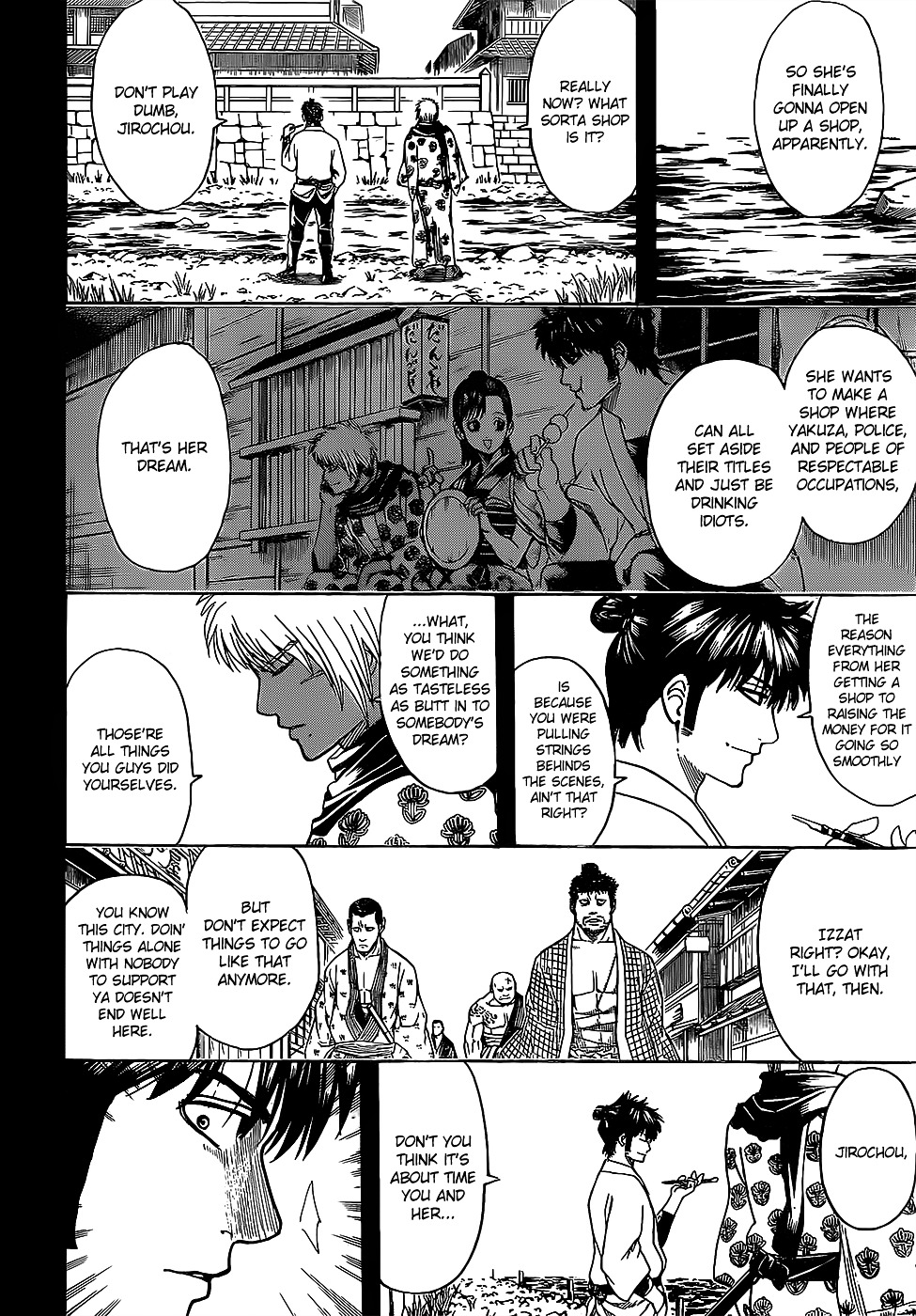 Gintama Chapter 623.2 page 8 - Chapter 623 v2 : When You Tell Old Stories of Your Heroic Exploits, it Makes People D...