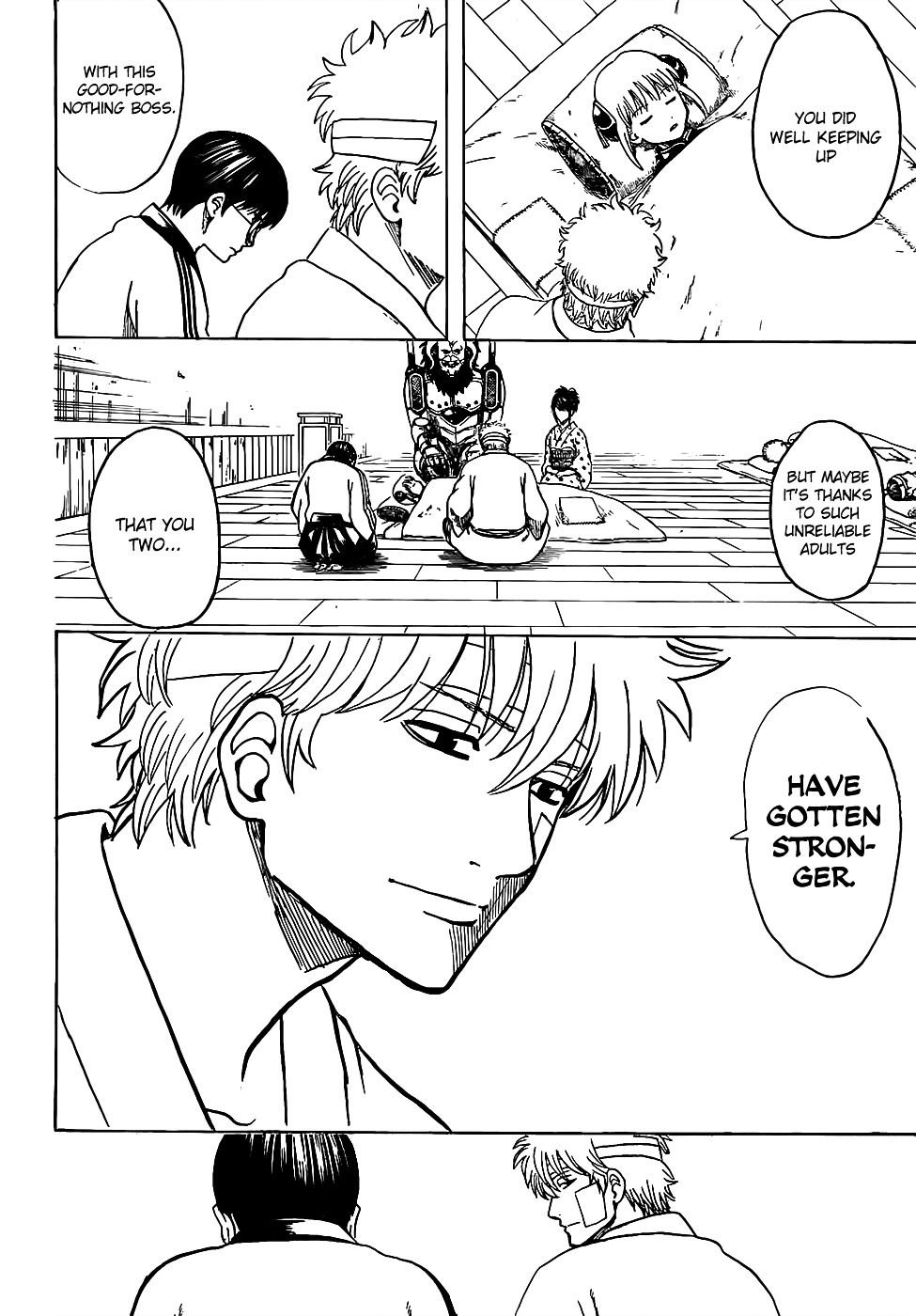 Gintama Chapter 628 page 14 - Chapter 628 : When You Can't Get the Lid off a Jam Jar, Try Gripping it Tight with...