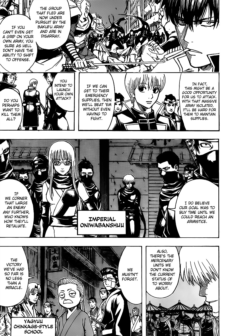 Gintama Chapter 628 page 3 - Chapter 628 : When You Can't Get the Lid off a Jam Jar, Try Gripping it Tight with...