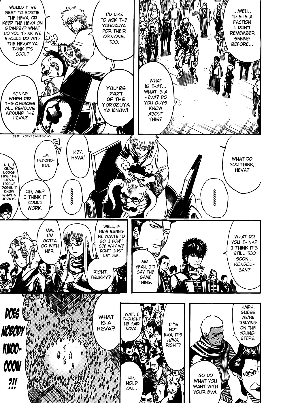 Gintama Chapter 628 page 7 - Chapter 628 : When You Can't Get the Lid off a Jam Jar, Try Gripping it Tight with...