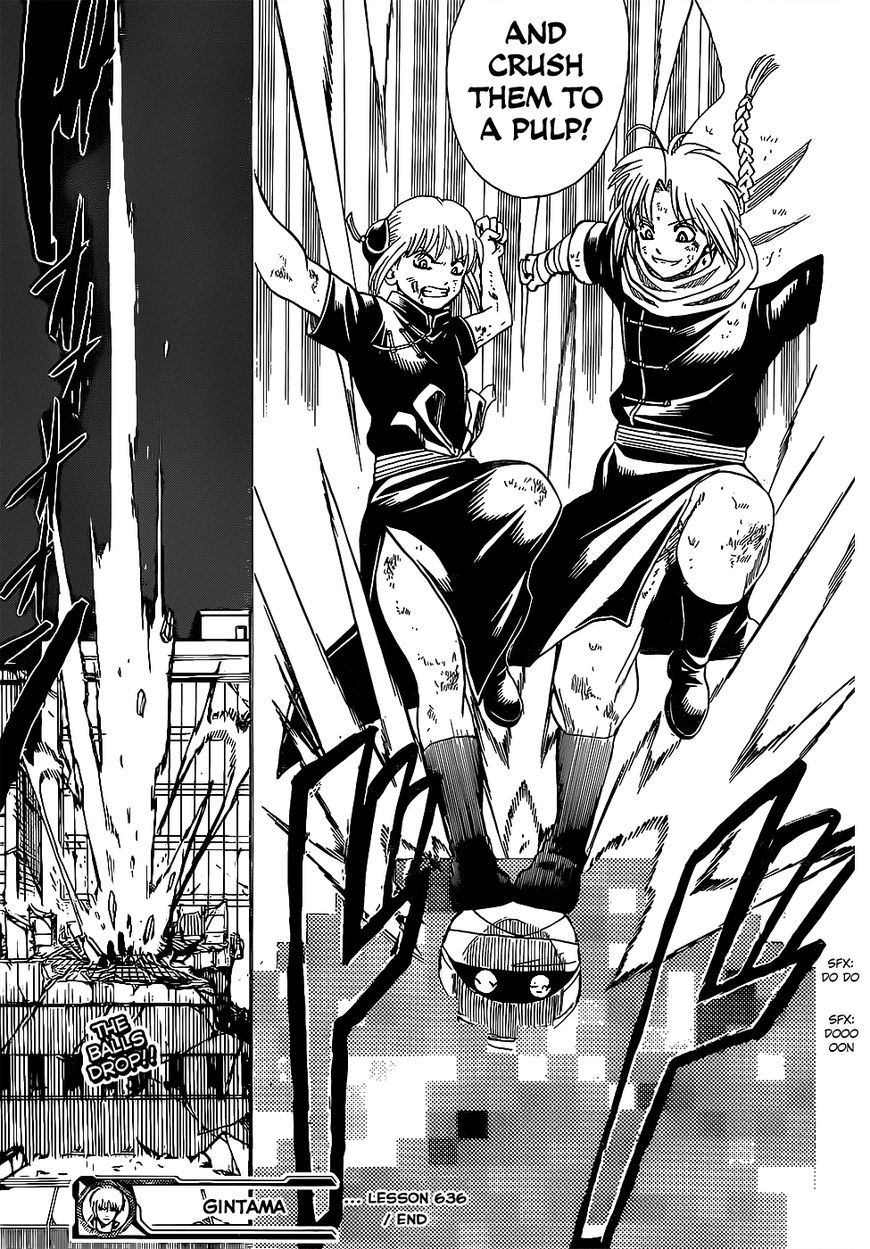 Gintama Chapter 636 page 19 - Chapter 636 : Even Without Qigong Breathing, It Gets Hard