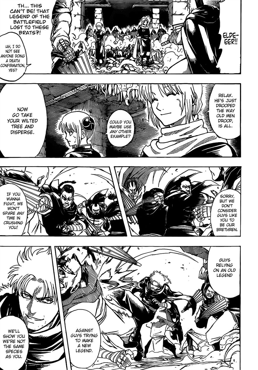 Gintama Chapter 637 page 3 - Chapter 637 : Be Careful of Scattering Too Many Flags