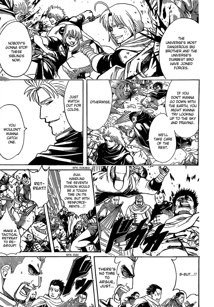 Gintama Chapter 637 page 9 - Chapter 637 : Be Careful of Scattering Too Many Flags