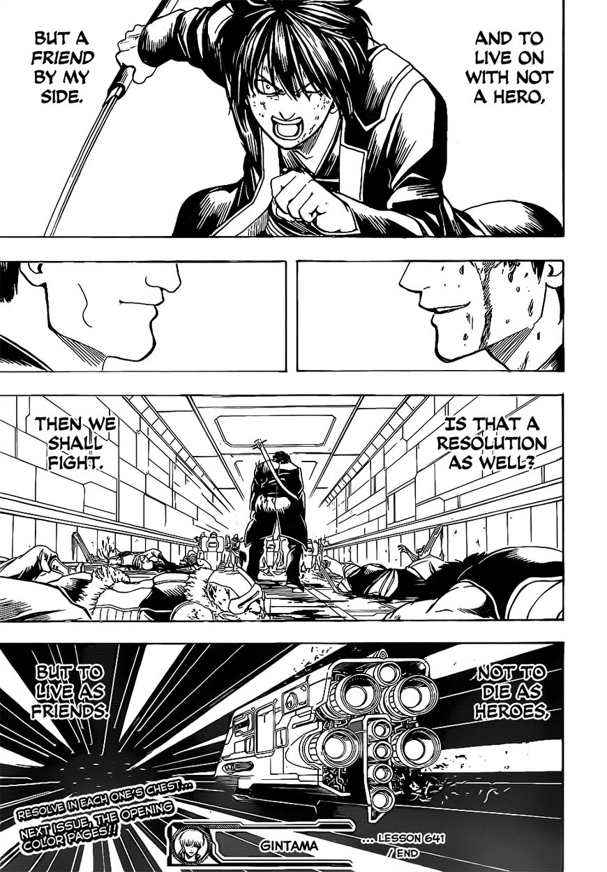 Gintama Chapter 641 page 19 - Chapter 641 : Heroes are Created by People