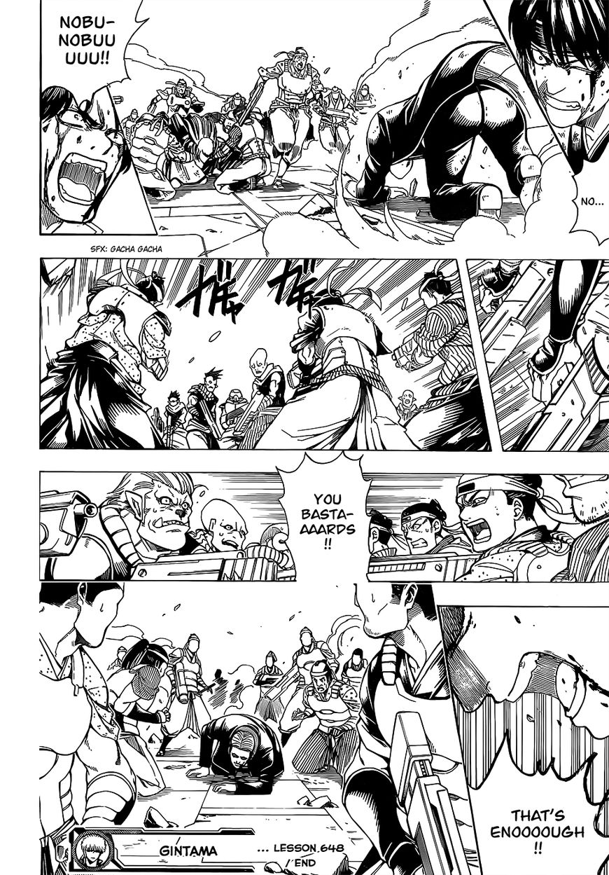 Gintama Chapter 648 page 18 - Chapter 648 : The True Battlefield