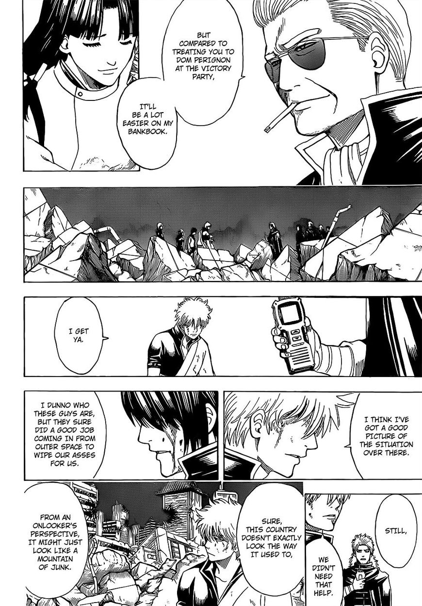 Gintama Chapter 650 page 14 - Chapter 650 : Be Careful You Don't Drink Too Much Dom Perignon