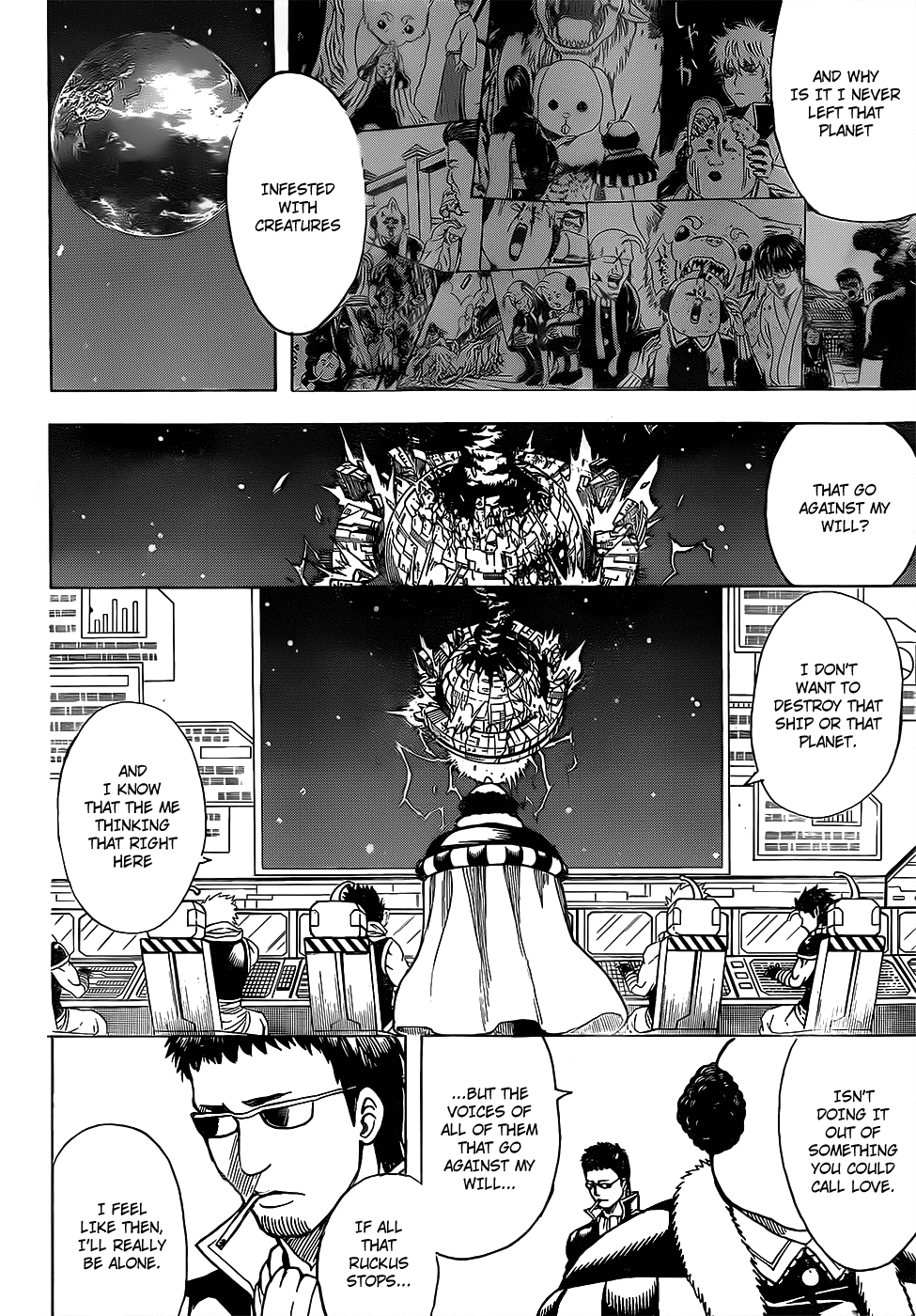 Gintama Chapter 655 page 12 - Chapter 655 : It's Hard to See the Bottom From the Sky, but it's Easy to See the S...