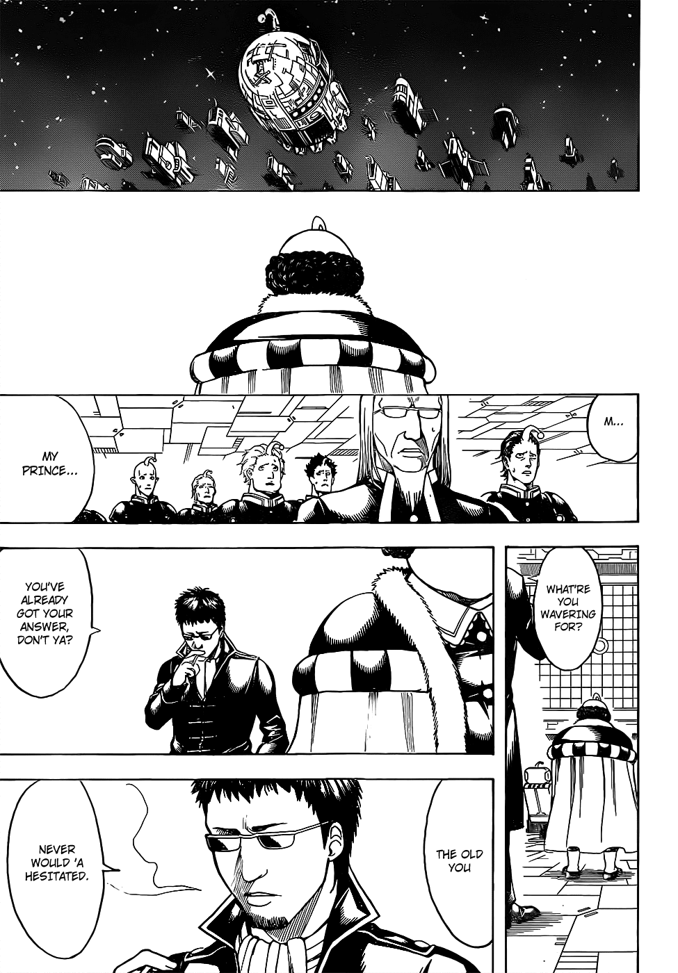 Gintama Chapter 655 page 9 - Chapter 655 : It's Hard to See the Bottom From the Sky, but it's Easy to See the S...