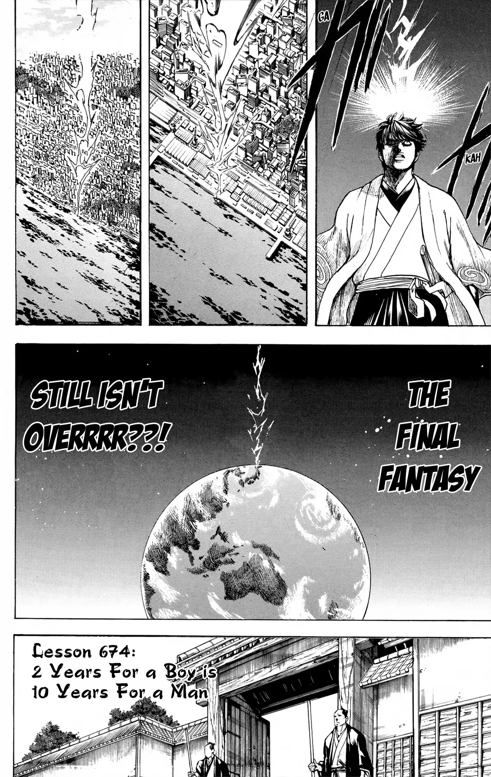 Gintama Chapter 674 page 4 - Chapter 674: 2 Years For a Boy is 10 Years For a Man
