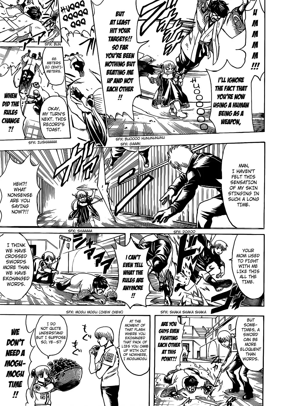 Gintama Chapter 676 page 13 - Chapter 676: If Boys did Mogumogu Time, People Would Get Angry