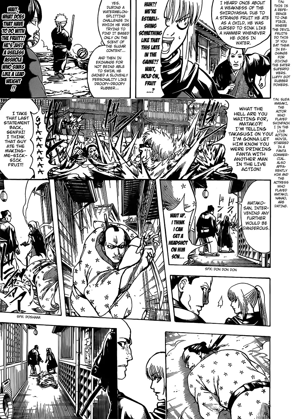 Gintama Chapter 676 page 7 - Chapter 676: If Boys did Mogumogu Time, People Would Get Angry