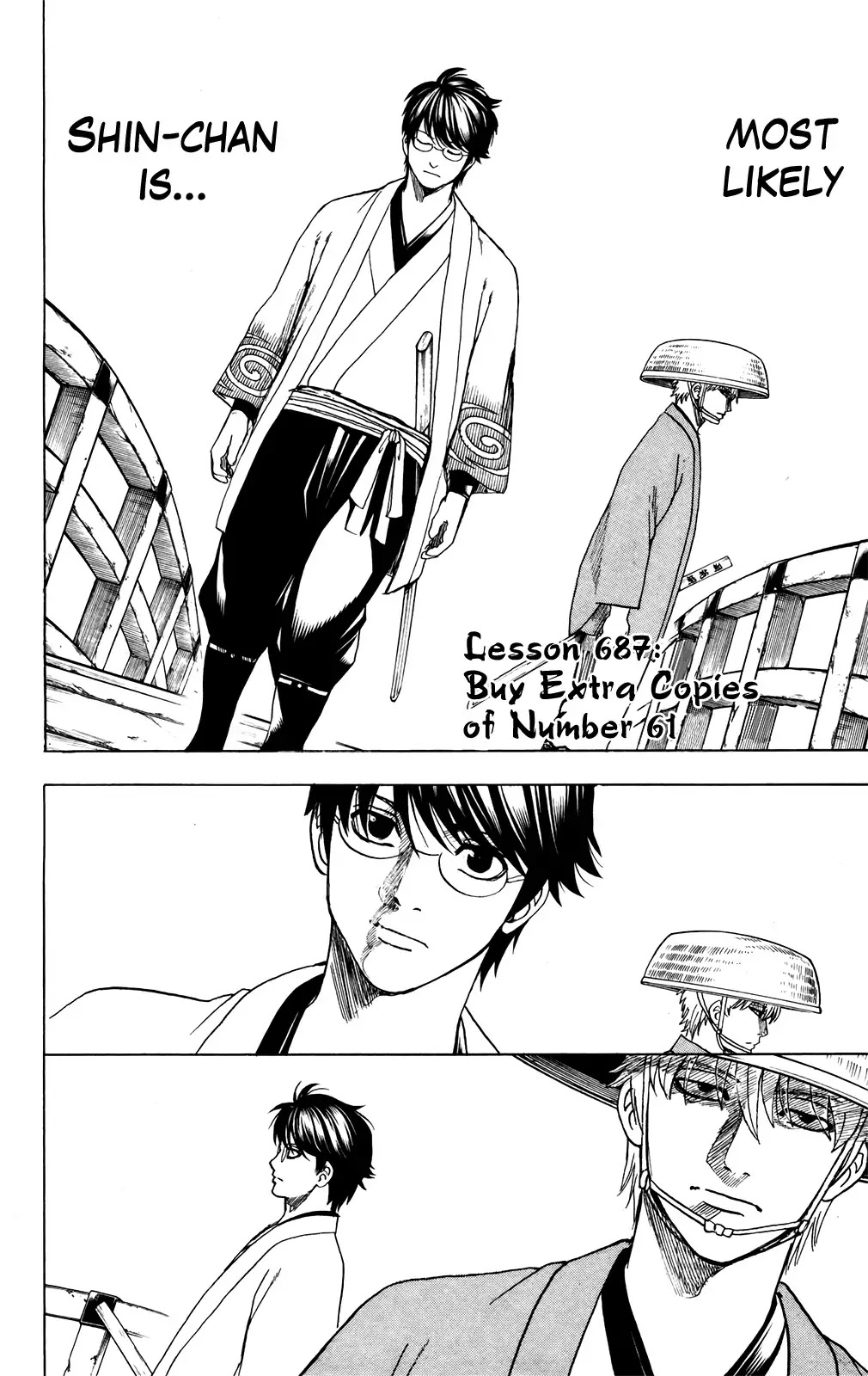 Gintama Chapter 687 page 4 - Chapter 687: Buy Extra Copies of Number 61