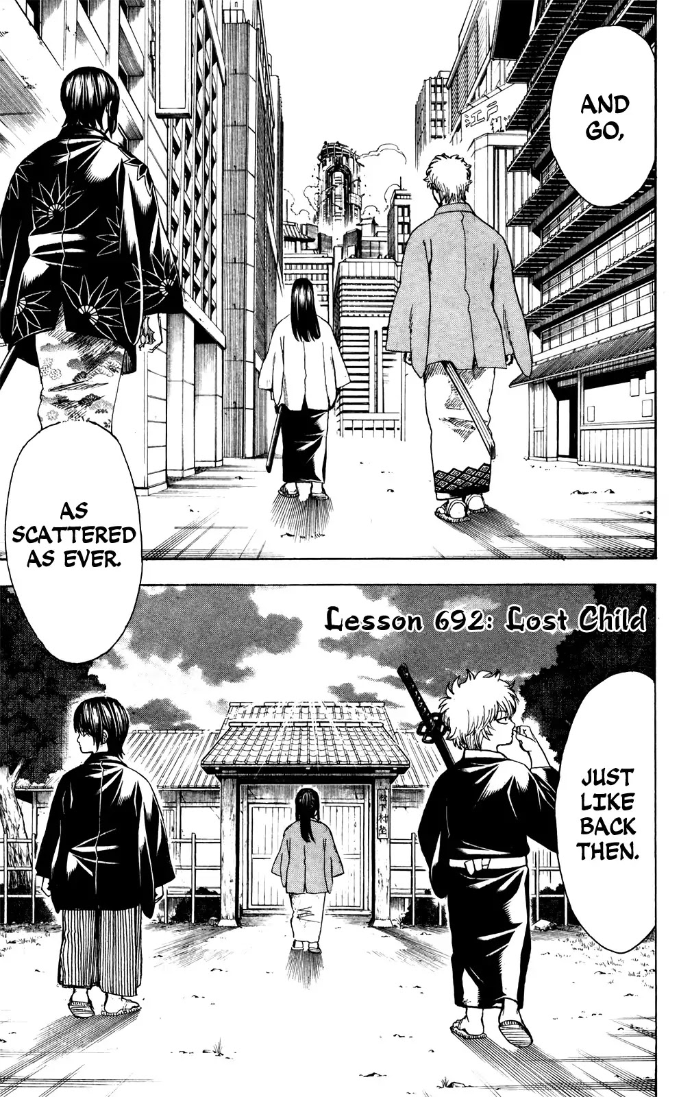 Gintama Chapter 692 page 3 - Chapter 692: Lost Child