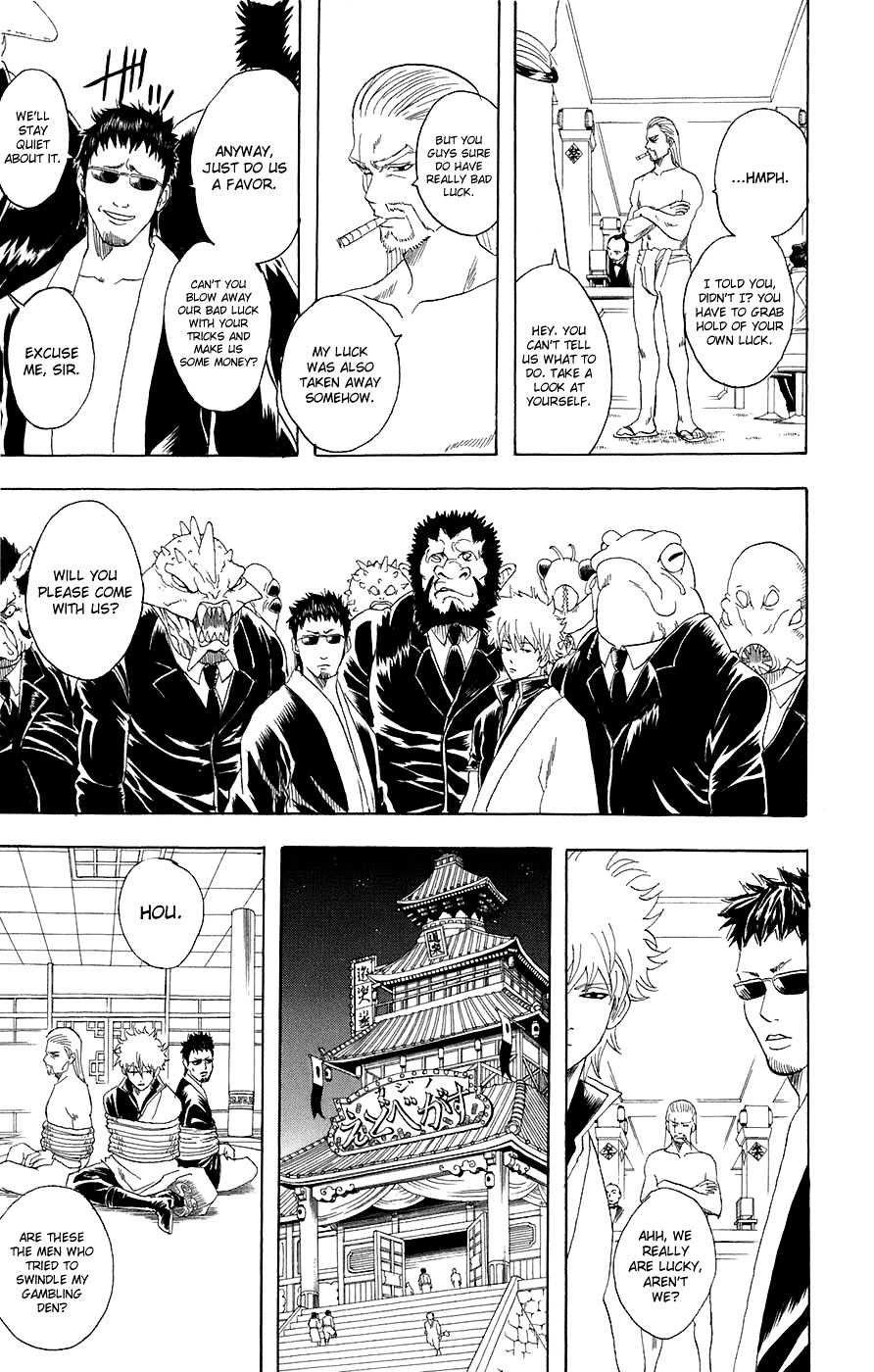 Gintama Chapter 70 page 10 - Chapter 70 : Lesson 70: A Life Without Gambling Is Like Sushi Without Wasabi.