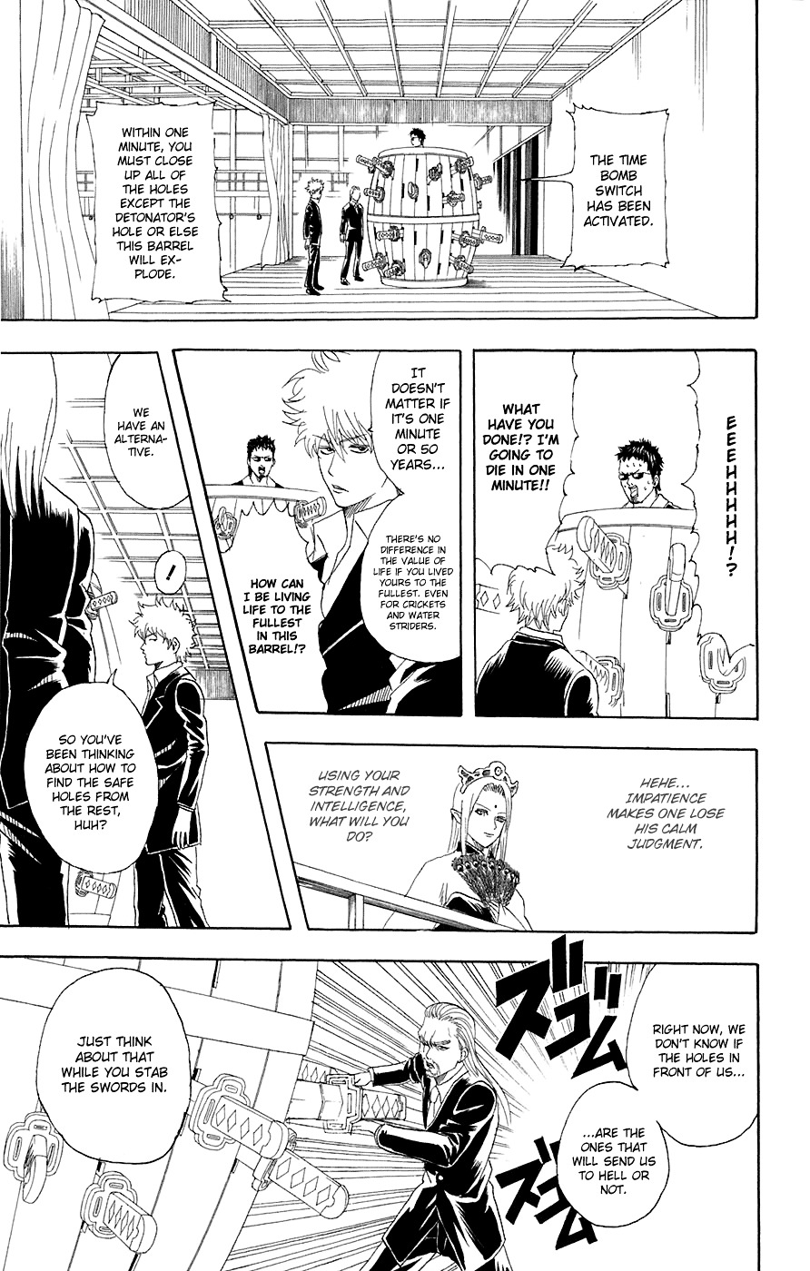 Gintama Chapter 70 page 16 - Chapter 70 : Lesson 70: A Life Without Gambling Is Like Sushi Without Wasabi.