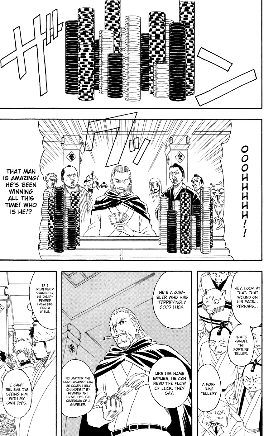 Gintama Chapter 70 page 6 - Chapter 70 : Lesson 70: A Life Without Gambling Is Like Sushi Without Wasabi.
