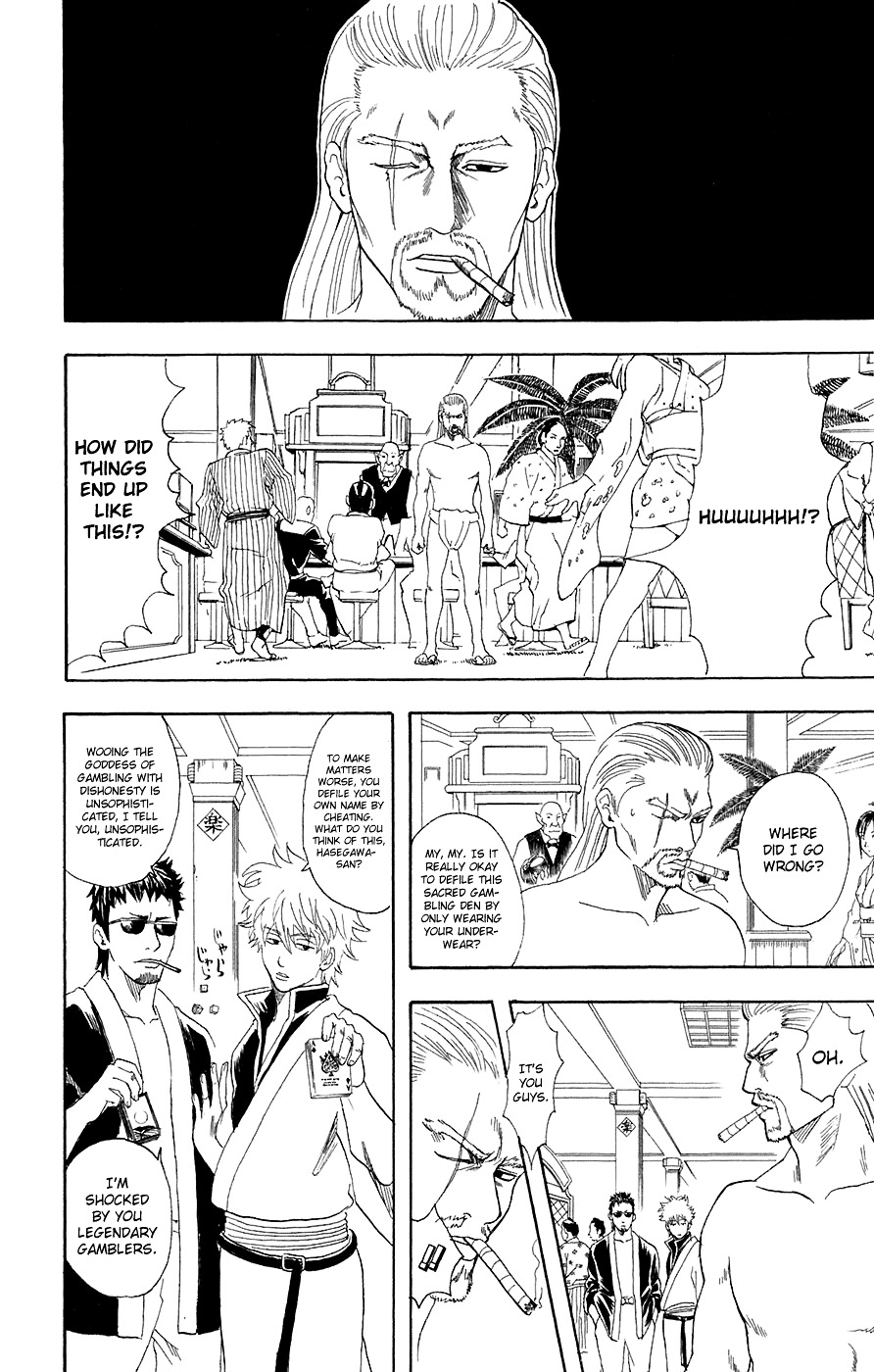 Gintama Chapter 70 page 9 - Chapter 70 : Lesson 70: A Life Without Gambling Is Like Sushi Without Wasabi.