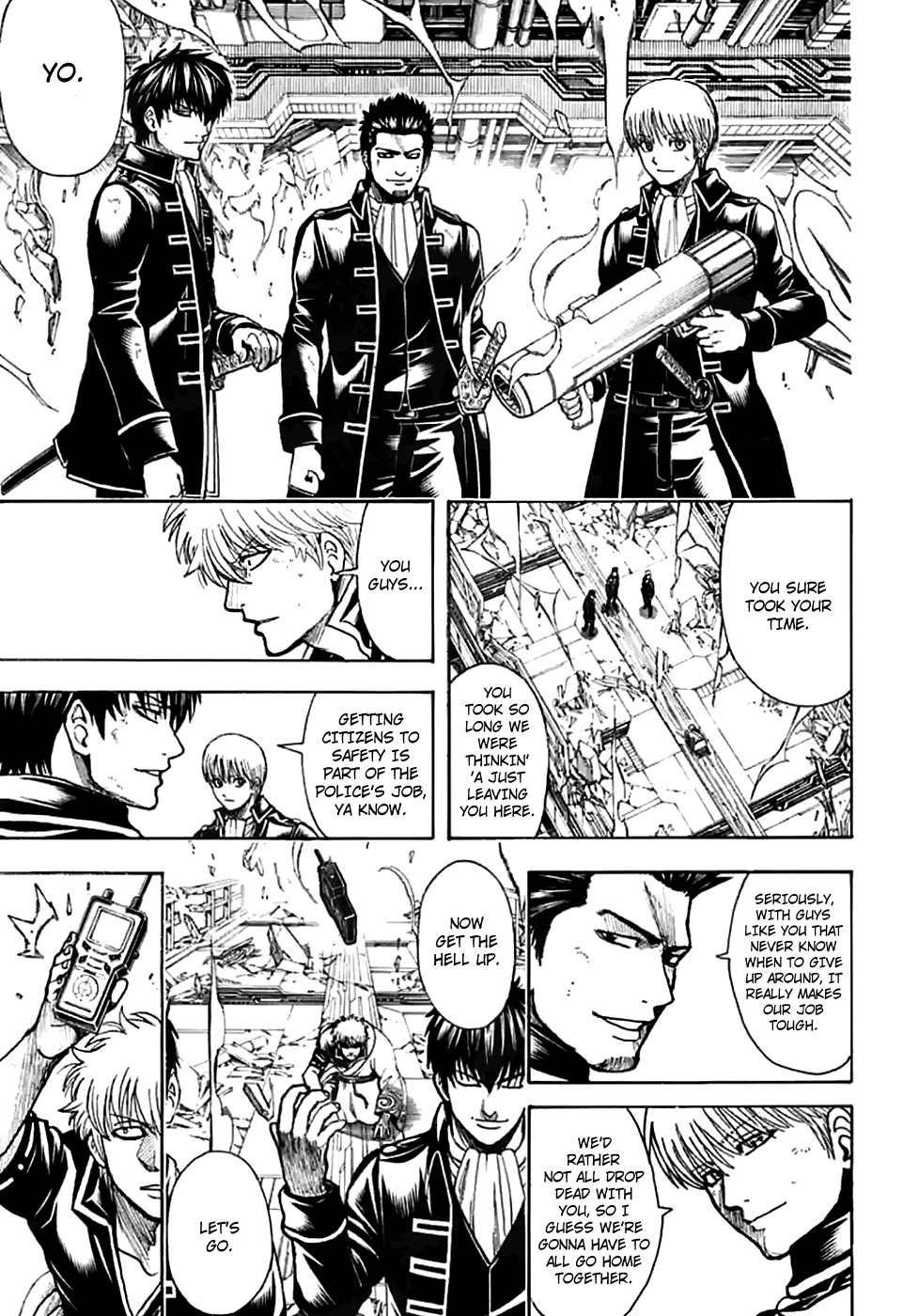 Gintama Chapter 704 page 11 - Chapter 704: Nobody with a Natural Perm is a Decent Guy [END]