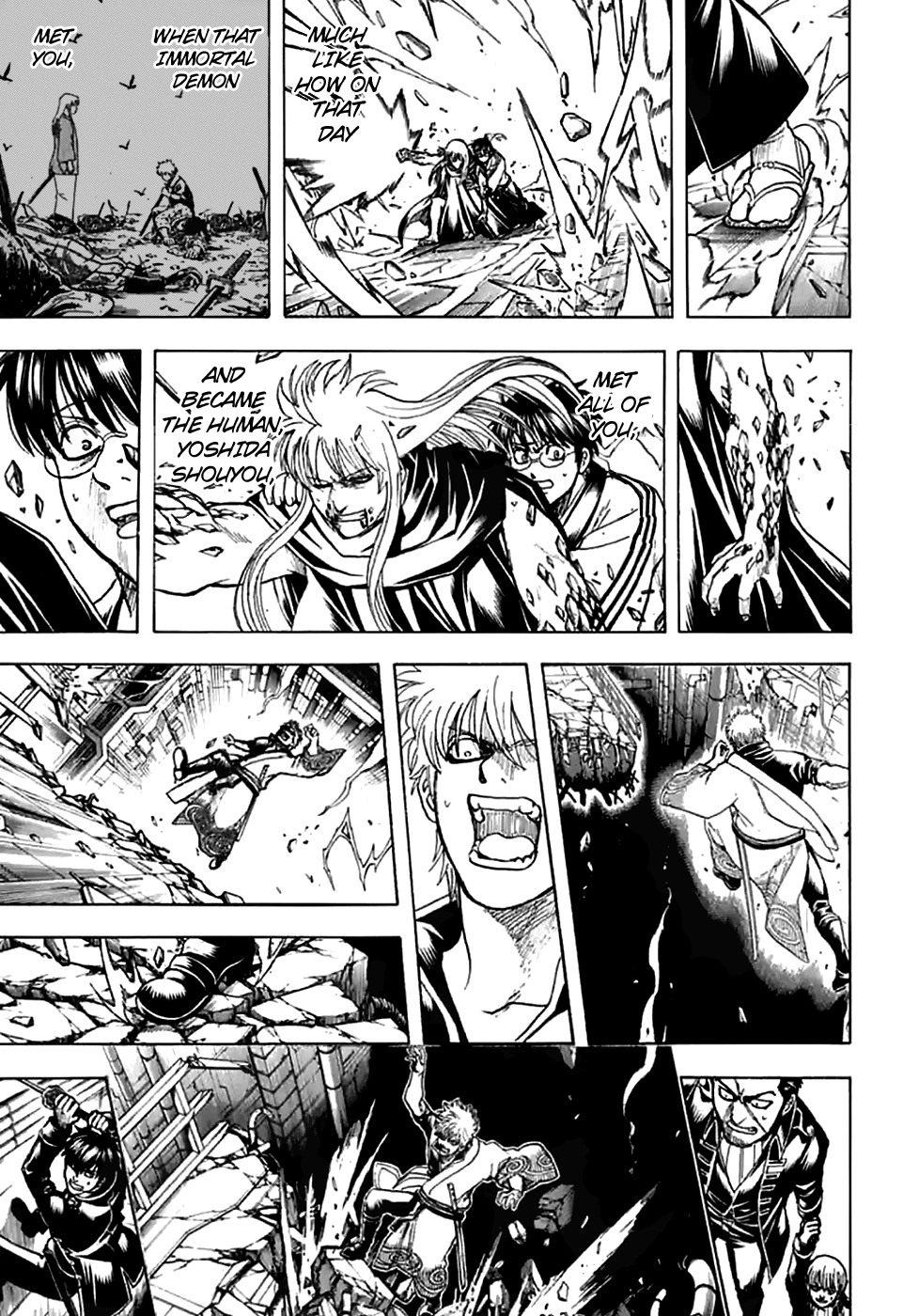 Gintama Chapter 704 page 17 - Chapter 704: Nobody with a Natural Perm is a Decent Guy [END]