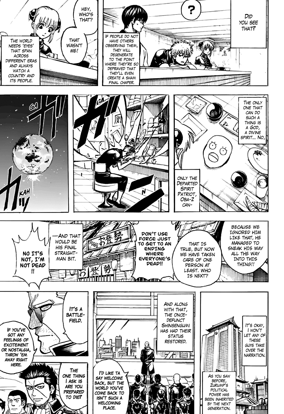 Gintama Chapter 704 page 37 - Chapter 704: Nobody with a Natural Perm is a Decent Guy [END]