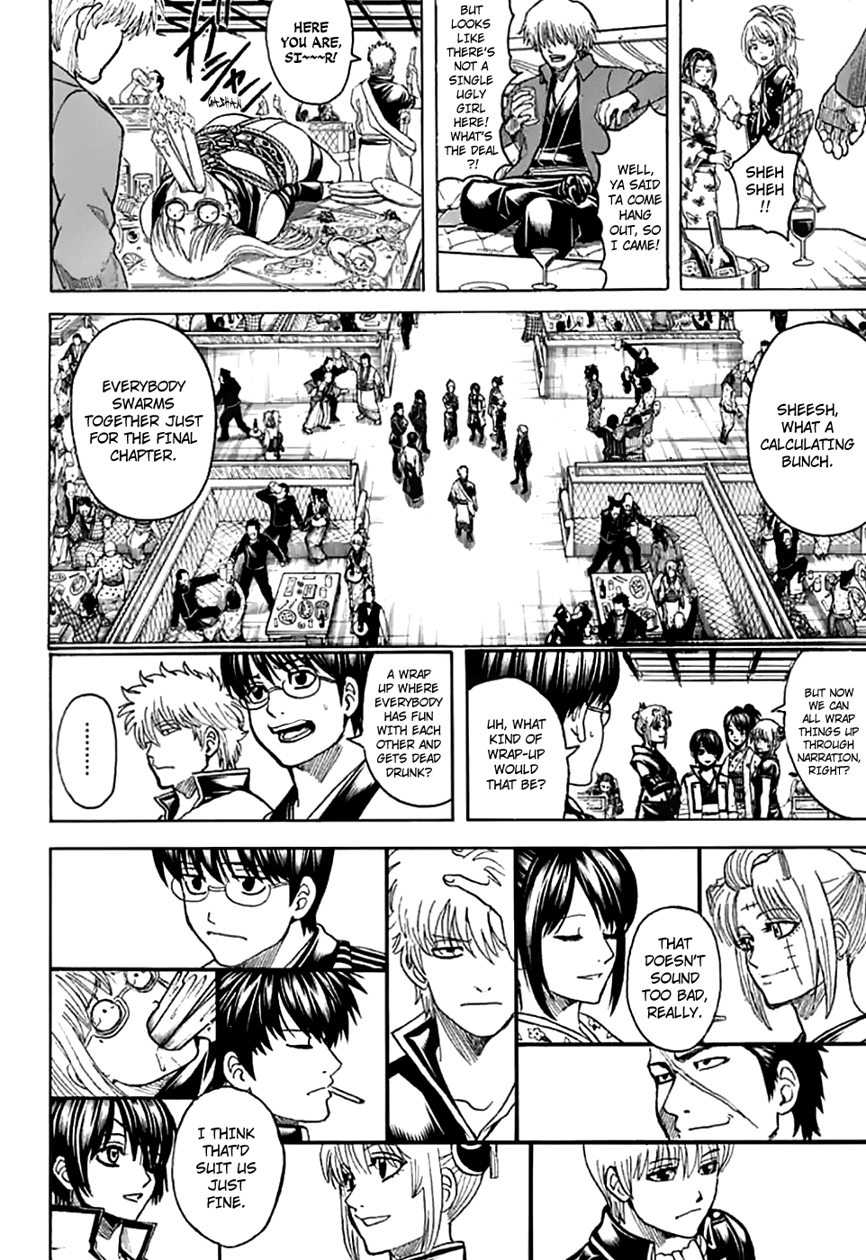 Gintama Chapter 704 page 44 - Chapter 704: Nobody with a Natural Perm is a Decent Guy [END]