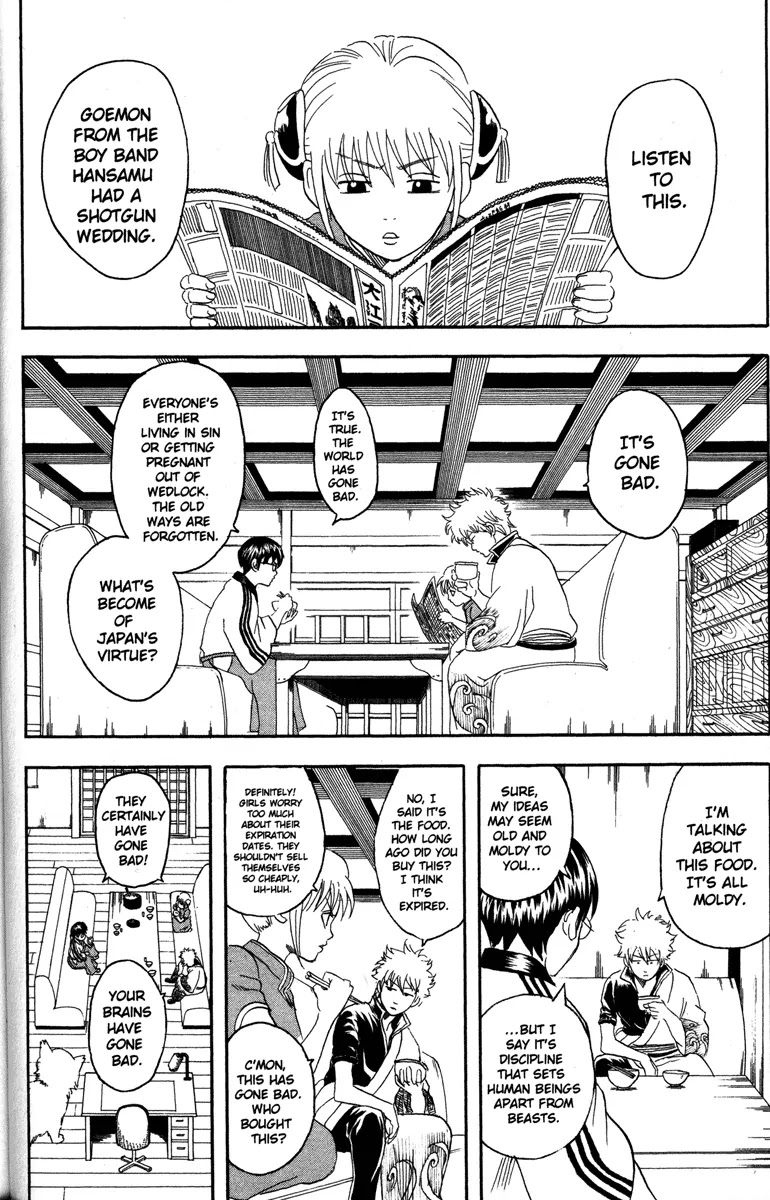 Gintama Chapter 77 page 10 - Chapter 77 : Milk Should Be Served at Body Temperature