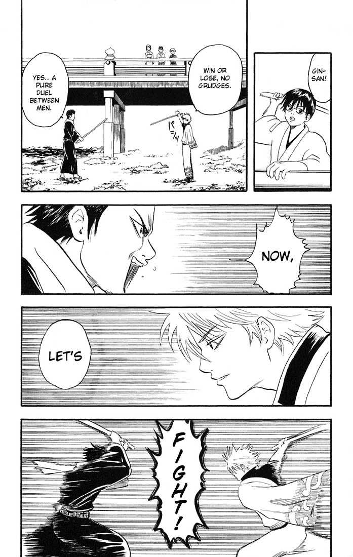 Gintama Chapter 8 page 14 - Chapter 8 : The diference between strength and perseverance is paper thin!