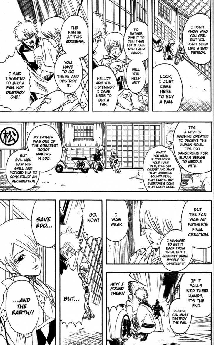 Gintama Chapter 81 page 11 - Chapter 81 : If You Go To Sleep with the Fan On, You'll Get a Stomachache, So Be Careful
